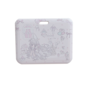 Human-Shaped Computer Angel Heart Card Holder School Girl Cartoon Bus Pass Meal Card ID Card Holder Mini Truck Storage Student