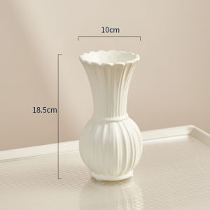 Vase Hoa Sứ Trắng Phong Cách Pháp Cổ Điển Trang Trí Bàn Ăn Phòng Khách Nhà Hàng Trang Trí Nhà Cửa Trang Trí Phòng Ngủ