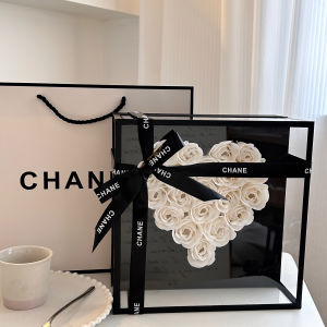 Valentines Day Preserved Fresh Flower Decoration Holiday Gift Artificial Flower Birthday Commemorative Engagement Confession for Girlfriend Boyfriend 520