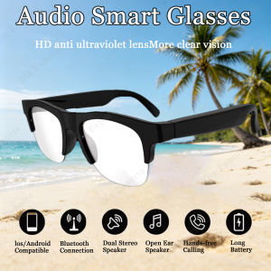 Bluetooth Smart Glasses With Microphone Fashion Wireless Call Sports Sunglasses Music Playback Anti-blue Light UV For Men Women