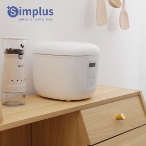 Simplus Digital Electric Rice Cooker 2L Large Capacity with 24hrs Preset Timer Smart Rice Cooker
