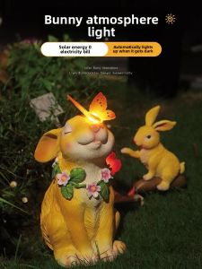 JUYU | Solar Waterproof Rabbit Shape Outdoor Garden Light
