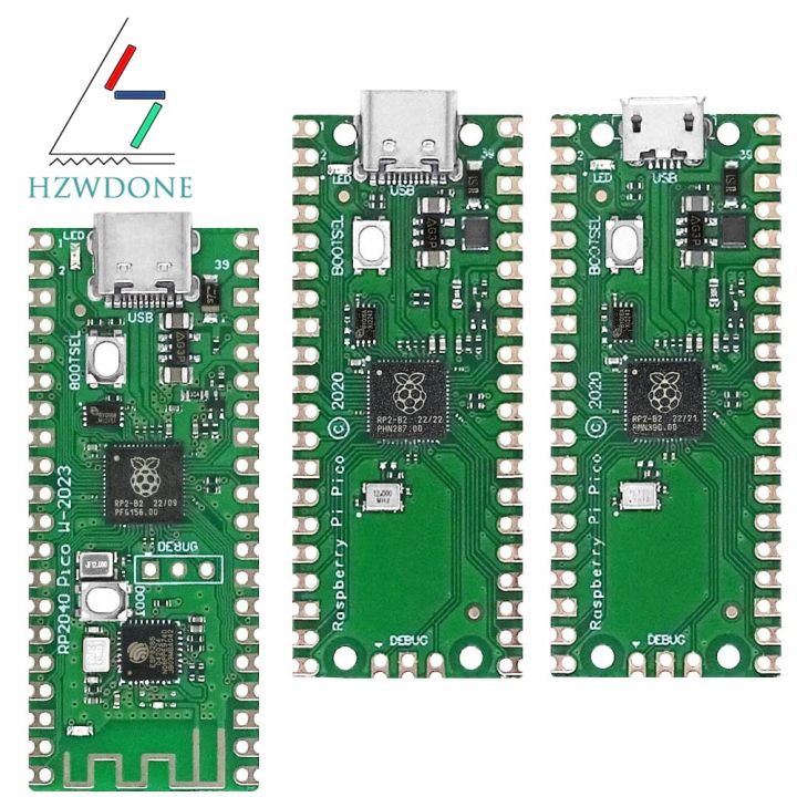 Raspberry Pi Pico Board RP2040 PICO W Dual-Core 264KB ARM Low-Power ...