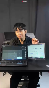 Nvision 14" Laptop Screen Extender Portable Monitor FHD IPS Panel Portable Laptop Extender Monitor N14X1