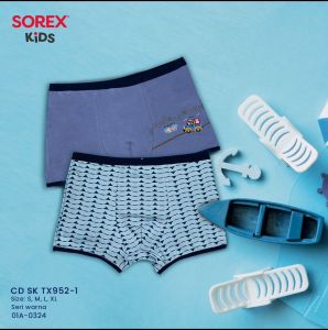 SOREX KIDS BOY TX 952 - CD CELANA DALAM BOXER ANAK LAKI LAKI