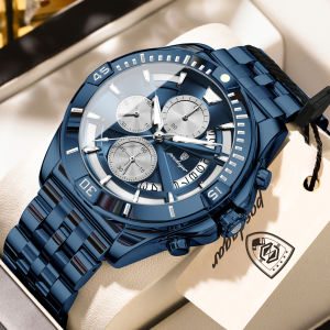 POEDAGAR | POEDAGAR Business Quartz Man Clock Waterproof Stainless Steel Luminous Watches For Men Chronograph Date Sports Mens Watch Reloj