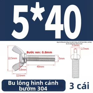 BAIRUITE | Ốc Vít Cánh Inox 304 316 Mạ Kẽm