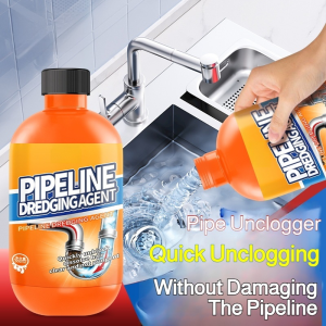 500ml Sink Drain Cleaner Powerful Toilet Sewer Pipe Dredging Agent Anti-blocking Deodorizing Kitchen Shower Pipe Cleaning Tools