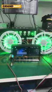 2 Loa Hàng Hải 6.5 Inch Có Đèn RGB 300W Chống Nước IPX67 Dành Cho Du Thuyền Xe Golf Xe RV ATV UTV Phòng Xông Hơi Thuyền Máy