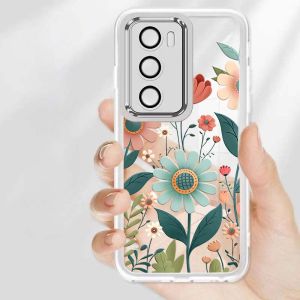 Ốp lưng Oppo RENO 12 11 10 Pro Reno12Pro 11F 8T 8Z 7Z 8 6 5 5G Ốp lưng vỏ điện thoại Với Vỏ bảo vệ camera trong suốt chống sốc Sang Trọng Thiết Kế Mới Cho Cô Gái Phụ Nữ