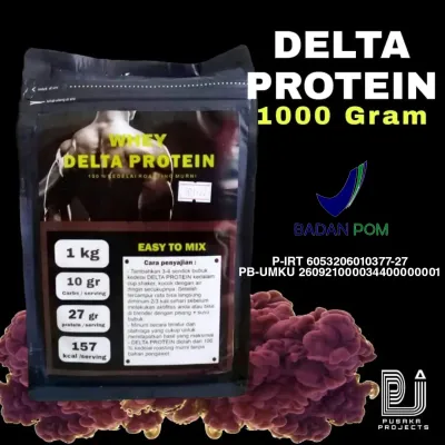 WHEY PROTEIN DELTA SUSU PROTEIN BUBUK KEDELAI MURNI (1000gram)