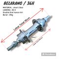 Bos Free Hub Freehub Boss Belakang Sepeda Lubang 36 H Hole 36h Croom Nap Rear Mtb Seli Lipat. 