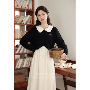 Váy Cổ Nhỏ Dáng Slimming Chic