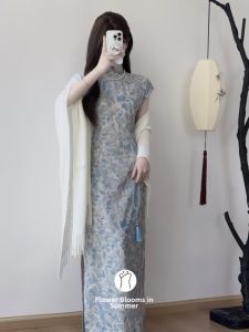 Chinese Style Improvement Young Girls Dress 130 Length