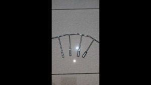 Kunci T Mini CR-V 8 10 12 13 14 mm Kualitas Bagus Chrome Vanadium Shock Sok Socket Wrench.