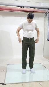 Celana chino panjang pria original premium bahan tebal model standar reguler fit terbaru 2024