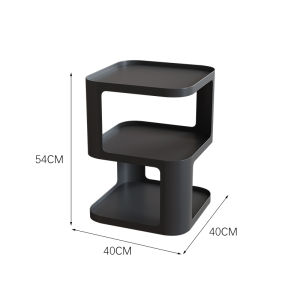 YIZUO | Retro Iron Side Table with Storage