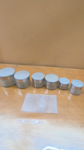 200pcs Shrink Wrap Plastic Packaging Shrinkable Plastic Film for Round Cream Jar Container