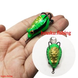 👍35mm/5g👍 Gewang Tiruan Soft Frog Egg Frog jump frog /Killer Haruan dan Toman /Snakehead Lure/雷强/Lure Fishing
