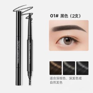 Waterproof Sweatproof Long-lasting Color-locking Ultra-fine Natural Wild Eyebrow Pencil Set for Women Oyl Triangle Eyebrow Pencil H1