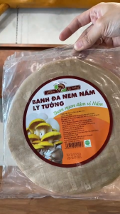 Bánh Đa Nem Nấm Lý Tưởng 200g Thơm Ngon Đặc Biệt Nhờ Thành Phần Các Loại Bột Nấm Tự Nhiên