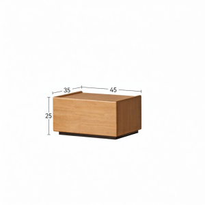 WEISHA | Modern Minimalist Small White Nightstand