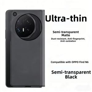 CORINTH | Magnetic Wireless Charging Foldable Shockproof High-End Ultra-Thin Semi-Transparent Matte Phone Case