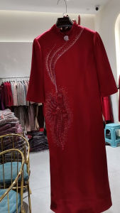 ชุดราตรีผ้าซาตินอะซิเตททรงสลิมฟิตสุดสง่างามสำหรับคุณย่าเจ้าสาว ชุดราตรีผู้หญิงสุดเก๋ไก๋สำหรับงานแต่งงานในฤดูใบไม้ผลิและฤดูร้อน