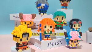 Lắp ráp gấu bearbrick lego 3d đồ chơi xếp hình động vật hoạt hình đáng yêu cho bé