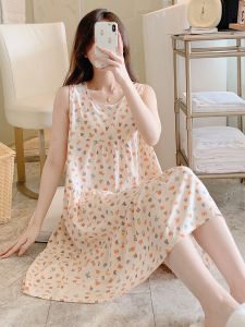KASIHAN | Sleeveless Plus Size Summer Cotton Dress