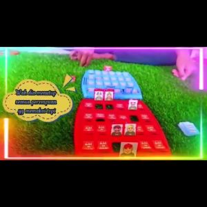 Mainan Lucu Anak Laki-laki Perempuan Tebak Gambar Orang Board Game Who Is It
