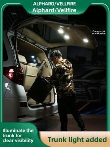 Alphard 30 Series Tailgate Lighting Lamp 24 Styles Vellfire 20 Rear Boot Lamp Car Accessories Atmosphere Light Decoration Light