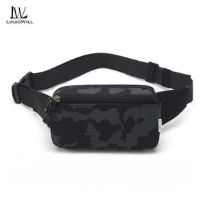 LouisWill กระเป๋าคาดเอวแนวสปอร์ตสำหรับผู้ชายกระเป๋าผู้ชายแฟชั่นกระเป๋าสะพายไหล่กระเป๋ากีฬาสะพายไหล่กระเป๋าคาดหน้าอกกันน้ำมีซิปคู่ดีไซน์จุได้เยอะกระเป๋าวิ่ง Tas Gym แบบพกพาสำหรับวิ่งปั่นจักรยานเดินเขา