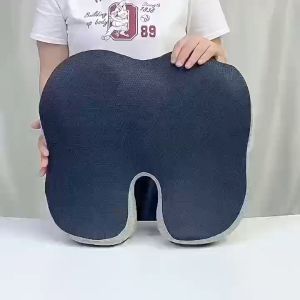 Seat Cushion - Memory Foam Cushion for Office Chair Car Seat - Sciatica & Hip & Coccyx Pain Relief Desk Chair Cushion for Long Sitting Non-Slip