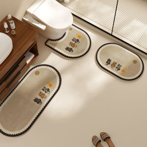 YINSHANG | Anti-slip Absorbent Bathroom Floor Mat Set