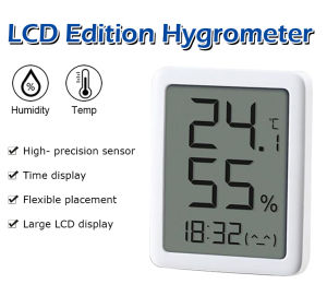 Miaomiaoce Digital Humidity Meter Hygrometer Thermometer Temperature Bluetooth Digital LCD Temperature Humidity Sensor Monitor Monitoring Smart 温湿度计