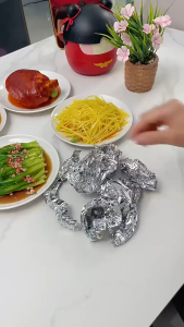 50pcs Aluminum Foil Insulation Covers Keep Food Warm
