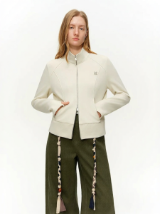 DUSHU | Relaxed Fit Casual Womens Short Jacket