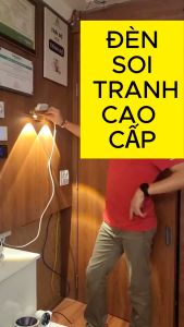 Đèn Soi Tranh đồng Nhiều Tia Sáng Đèn Rọi Gương Trang Trí Phòng Khách/Phòng Ngủ 357 bóng cao cấp