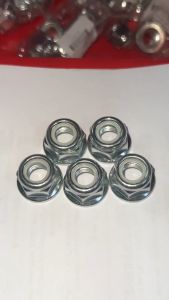 น็อตหัวเกียร์ พร้อมแหวนรอง มี 2 สี ชูบทองเหลือง / สีดำ หัวเกียร์ตัดหญ้า น็อตหัวเกียร์ ขนาด 10 มิลลิเมตร อะไหล่ พร้อมส่ง