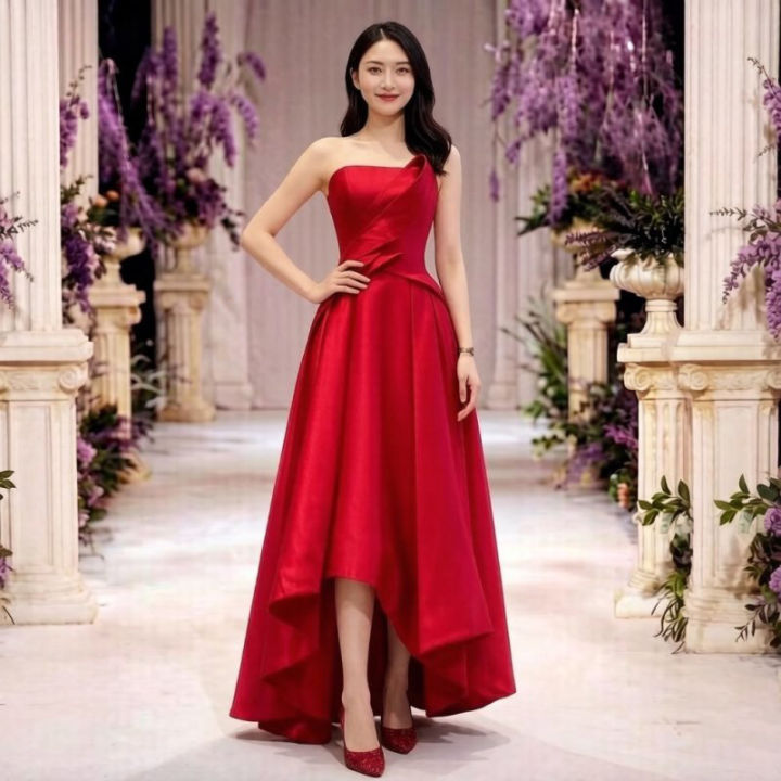 formal dress philippines EAGLELY 2026 New Trending Luxury Evening Gown Glitter High End Banquet Dress Wedding Dinner Party Gown Bling Bling Elegant Ball Gown For Women Party/Prom Night - Lazada modern elegant filipiniana gown