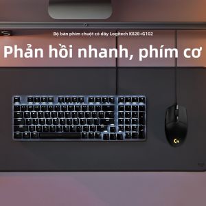 Logitech | Gaming & Office Dedicated Wired Keyboard and Mouse Set
