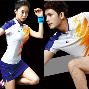 Quần Áo Cầu Lông Thể Thao Nhanh Khô Thoáng Khí Cho Cả Nam Và Nữ Quần Áo Cầu Lông Nhóm Quần Áo Cầu Lông Bóng Bàn
