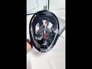 Full Face Snorkel Mask for Adults Anti Fog Anti Leak 180 Panoramic View Lightweight Diving Mask Snorkeling Gear for Scuba Diving