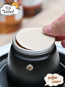 Moka Pot Filter Paper 100pcs No Bleach Coffee Filter Paper Round Coffee Maker Filter 56mm 60mm