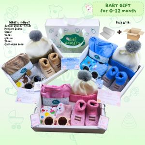 Riel.co - (HAKO SET) - Hampers Baby Kado Bayi Baby Gift New Born Baby
