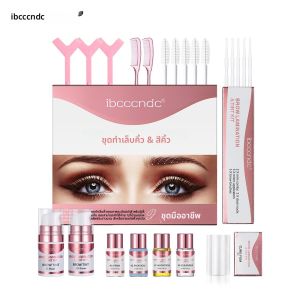 ถาวร Brow หรือ Lash Lift และ Tint Kit Brow เคลือบขนตายก Perming Lashes สีดําสีน้ําตาล Dye Eyes แต่งหน้า