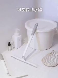 Silicone Scraper Window squeegee 360° Glass Water Cleaner Dual-UseRotatable cleaning tools 刮水器