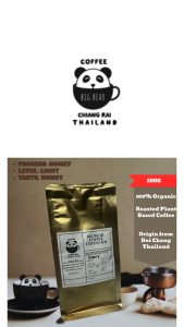 【BIG BEAR】Single Origin Espresso[Honey Taste] | DOI CHANG Roasted GROUD COFFEE | GROUD Kopi Segar