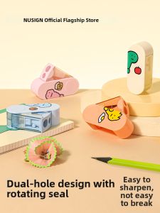 Nusign | Double Hole Pencil Sharpener for Kindergarten and Primary School Students